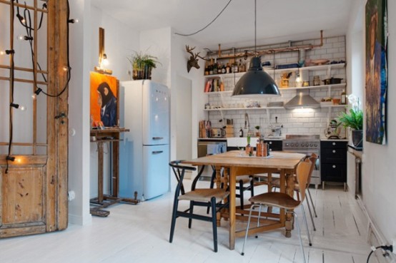 Cozy Swedish Apartment With A Humorous Character