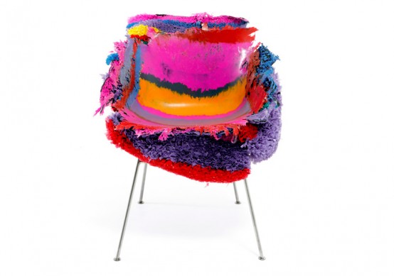 Crazy Colorful Meltdown Chair