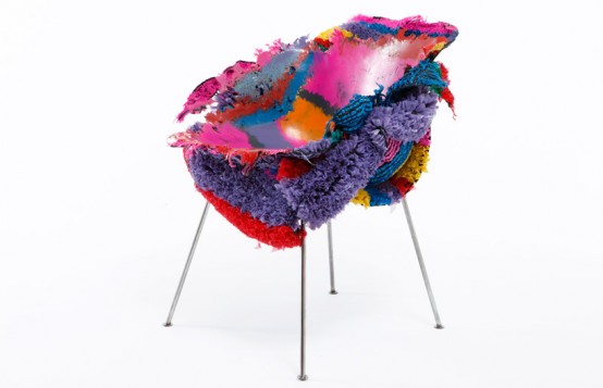 Crazy Colorful Meltdown Chair