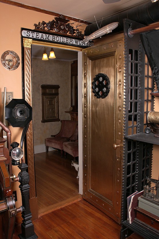 28 Crazy Steampunk Home Office Designs