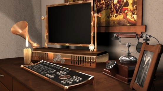 28 Crazy Steampunk Home Office Designs