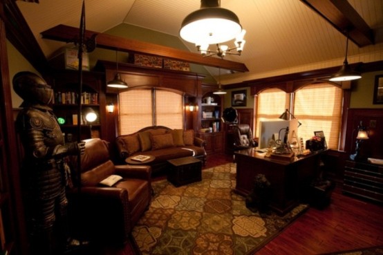 28 Crazy Steampunk Home Office Designs Digsdigs