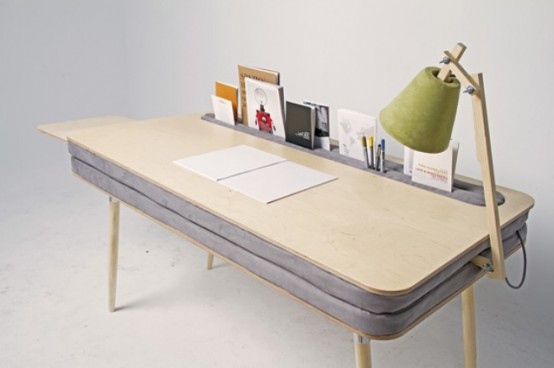 Creative And Funny Oxymoron Desk With A Soft Tabletop