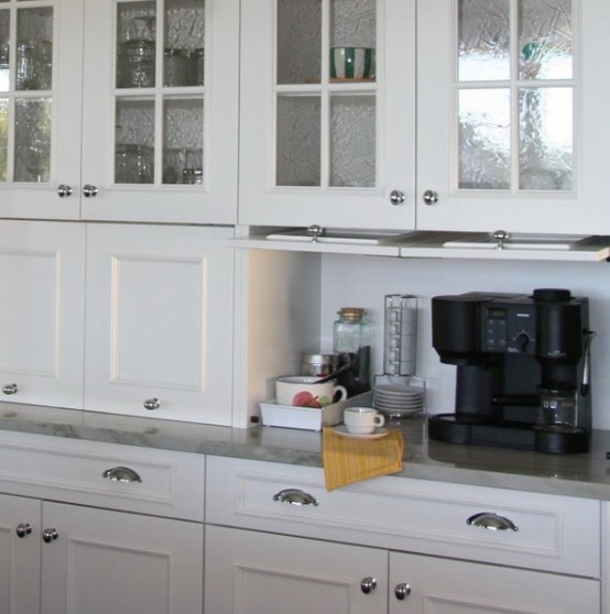 66 Creative Appliances Storage Ideas For Small Kitchens - DigsDigs