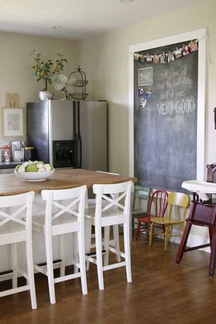 35 Creative Chalkboard Ideas For Kitchen Décor - DigsDigs