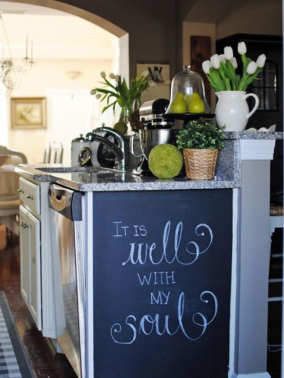 35 creative chalkboard ideas for kitchen décor - digsdigs