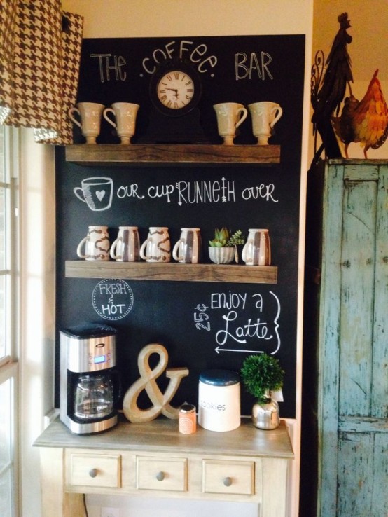 35 creative chalkboard ideas for kitchen décor - digsdigs