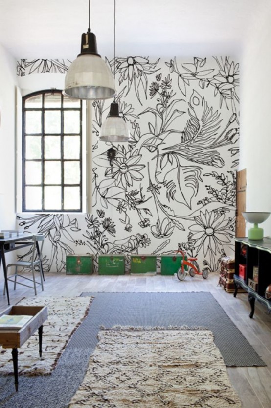 Budget-Savvy Renovations: 22 Inspiring Drawn Interior Elements - DigsDigs