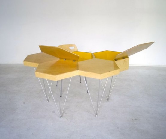 Creative Honeycomb Desk For Home And Office