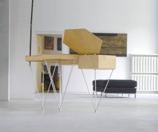 Creative Honeycomb Desk For Home And Office