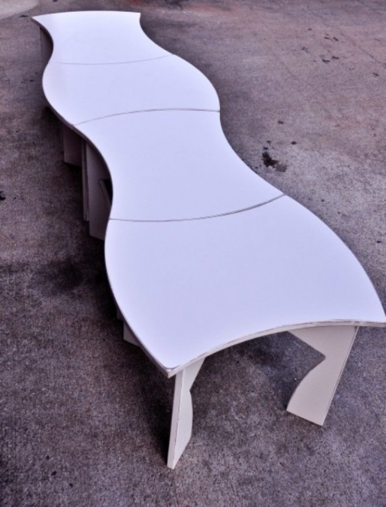 Creative Modular White Table