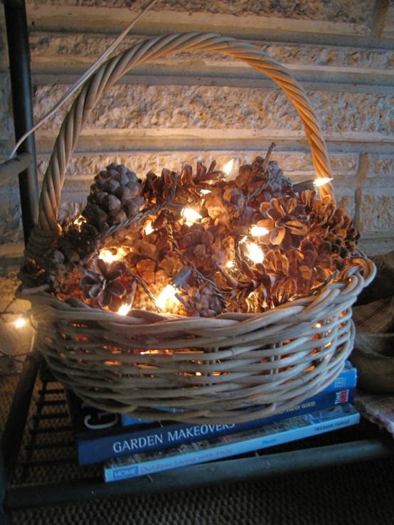 Fall Decorating With Pinecones – UTR Decorating