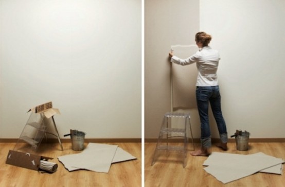 Creative Tear Off Wallpaper For Customizable Design