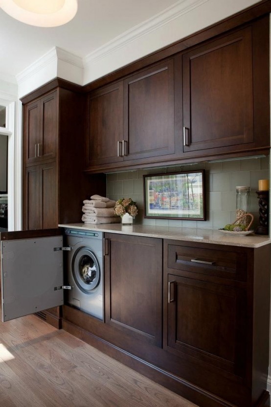 23 Creative Ways To Hide A Washing Machine In Your Home  DigsDigs