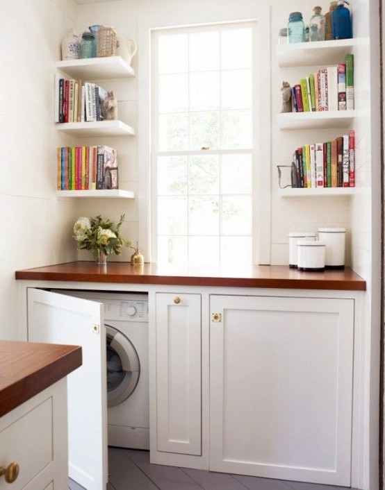 25 Ways To Hide A Washing Machine At Home - Shelterness