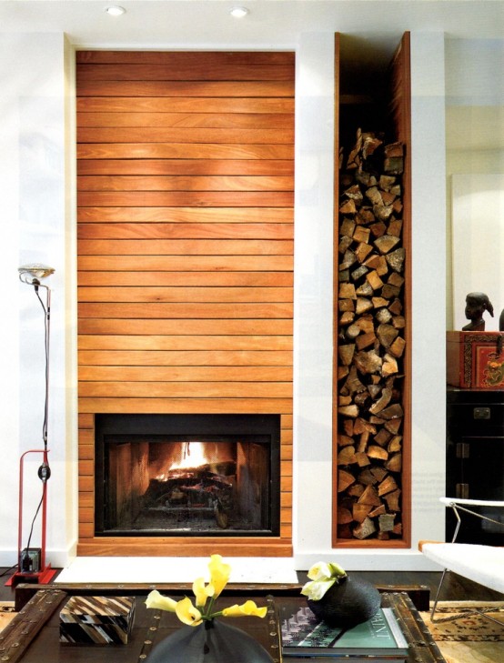 Fireplace clearance log store