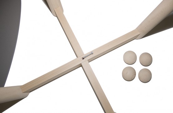 Curious Button Table By Marcello Santin And Joeri Reynaert