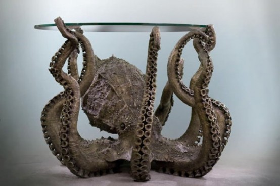 Curious Octopus Coffee Table For Those Who Dare