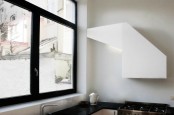 Custom White Kitchen Hood