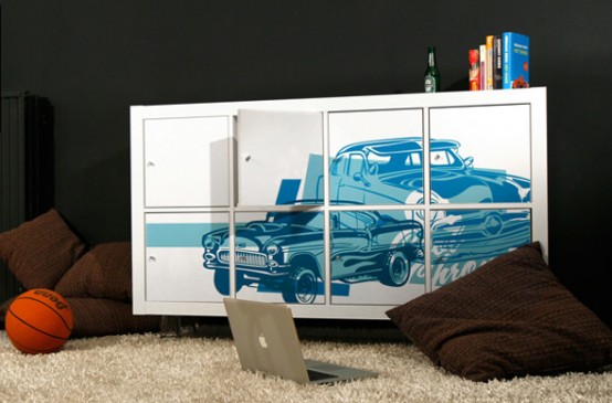 Customized IKEA Furniture With Easy To Apply Prints