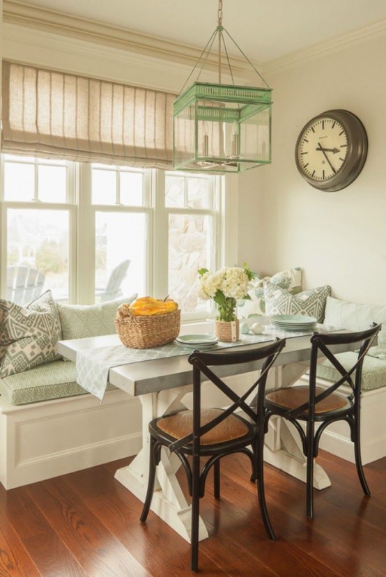 40 Cute And Cozy Breakfast Nook Décor Ideas - DigsDigs