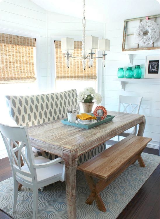 40 Cute And Cozy Breakfast Nook Décor Ideas - DigsDigs