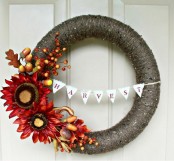 an awesome HARVEST fall wreath you could make