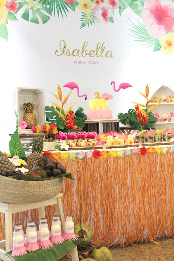 Hawaiian themed baby hot sale shower for boy