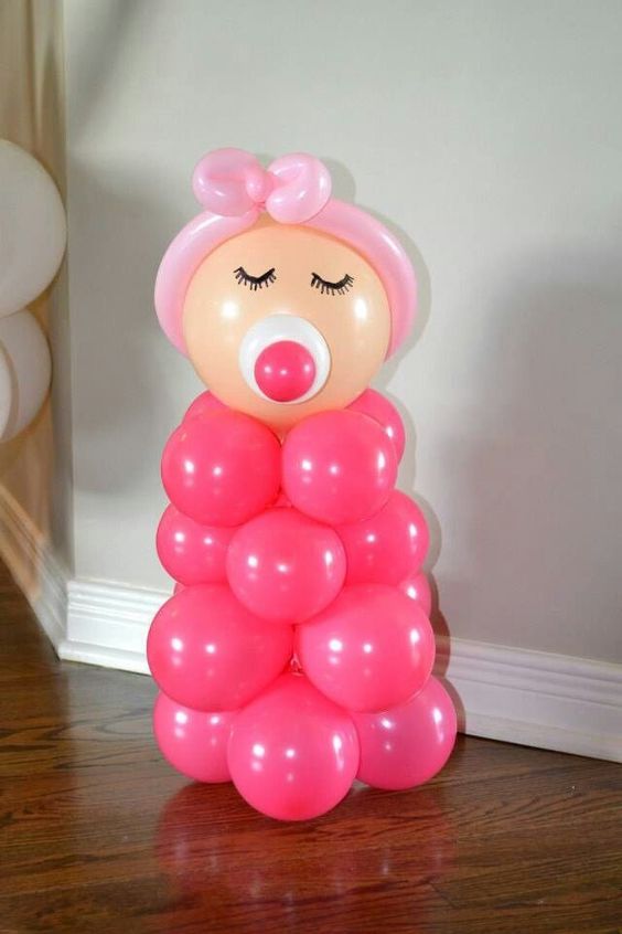 Balloon Decoration Ideas For Baby Shower