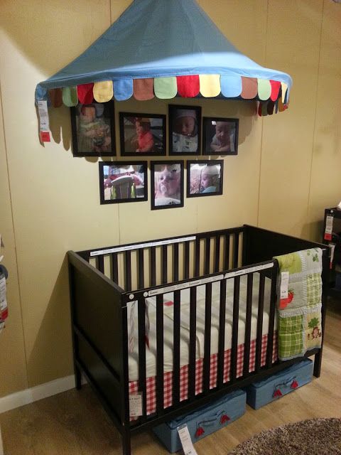 ikea black crib