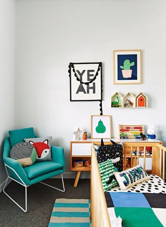 mid century modern kids table