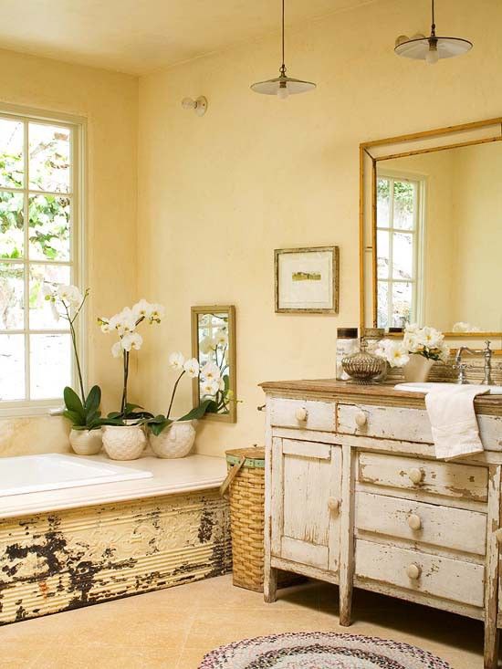 Cute Shabby Chic Bathroom Decor Ideas