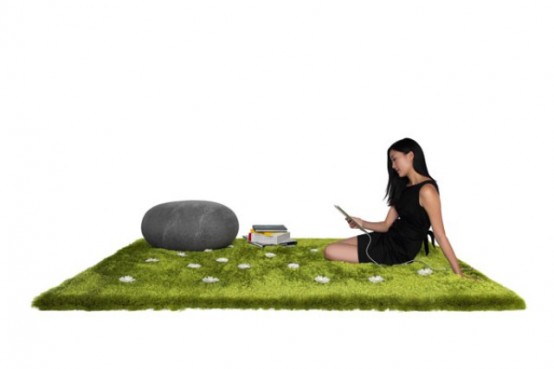 Daisy Garden Interactive Rug To Summon Spring Indoors