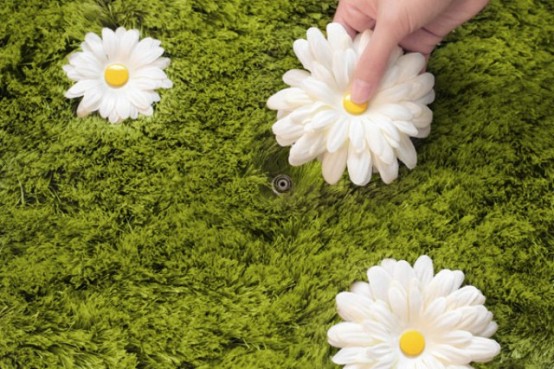 Daisy Garden Interactive Rug To Summon Spring Outdoors