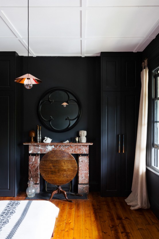 Daring Bronte House With Lots Of Black In Decor