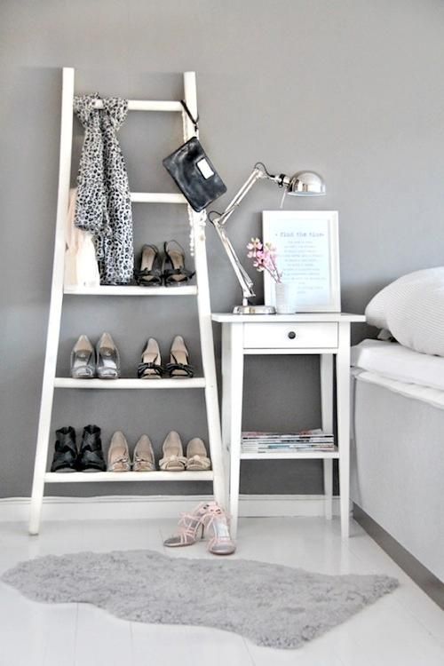 Ladder shelves – creative and original ideas for your home decor