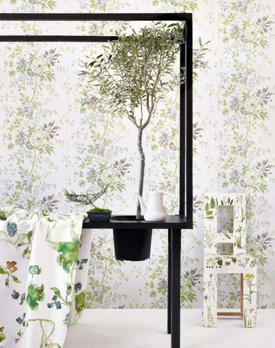 Decorating With Botanical Wallpaper Beautiful Ideas