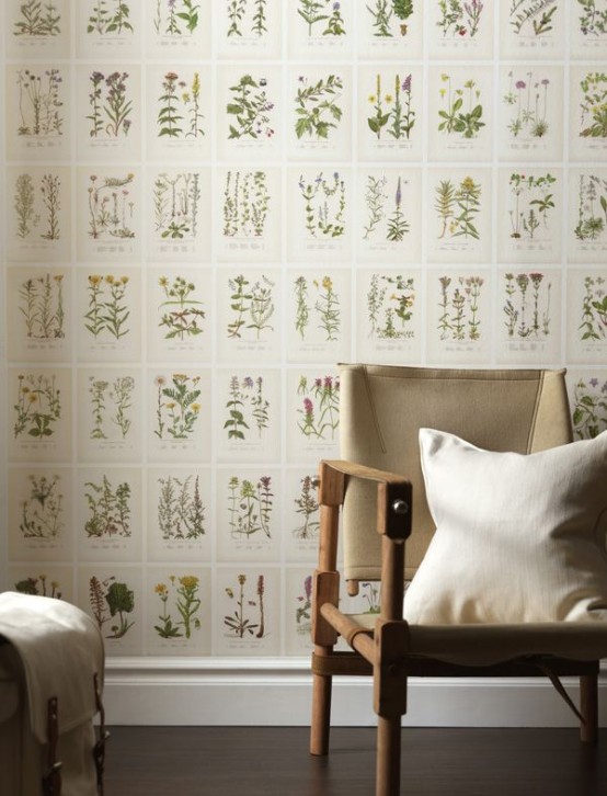 Decorating With Botanical Wallpaper Beautiful Ideas