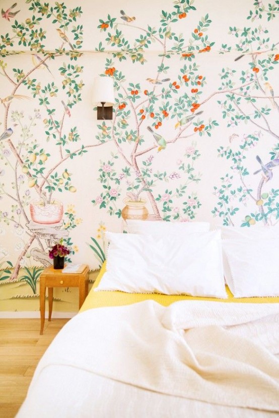 Decorating With Botanical Wallpaper Beautiful Ideas