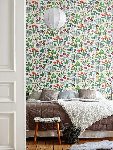 Decorating With Botanical Wallpaper Beautiful Ideas
