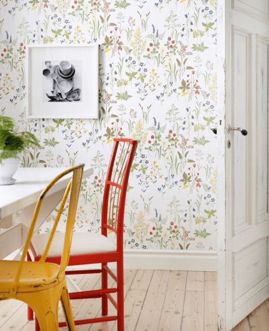Decorating With Botanical Wallpaper Beautiful Ideas