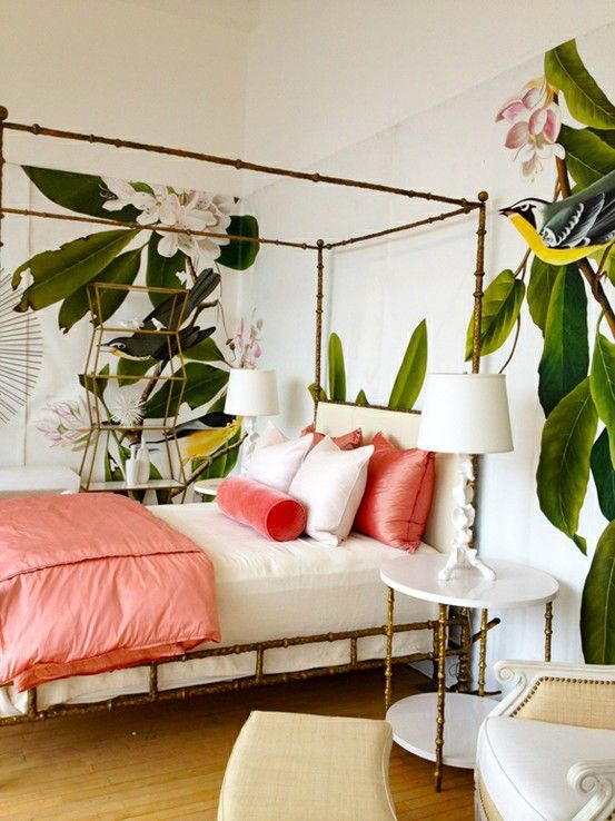 Decorating With Botanical Wallpaper Beautiful Ideas