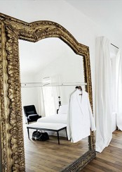 Decorating With Golden Mirrors