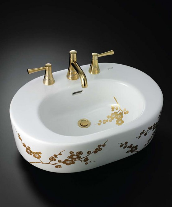 Decorative Luxury Toilets And Washbasins