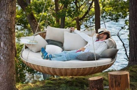 Dedon Swingrest Hanging Lounger For Luxurious Rest