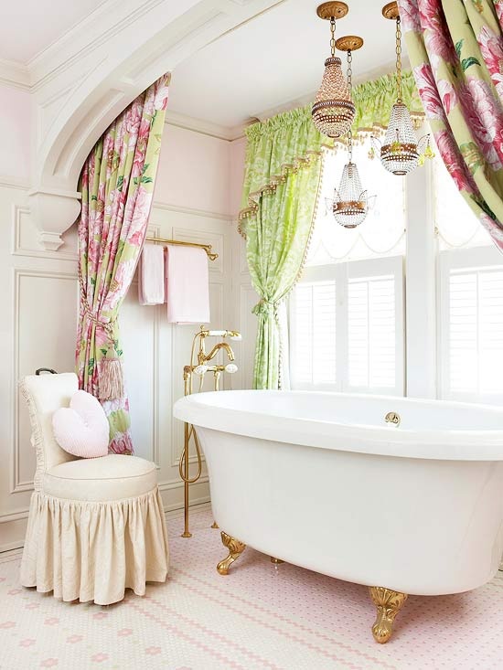 70 Delicate Feminine Bathroom Design Ideas