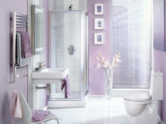 70 Delicate Feminine Bathroom Design Ideas - DigsDigs