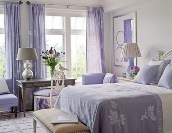 Delicate Home Decor Ideas With Lavender