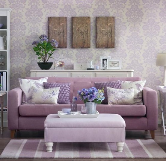 Delicate Home Decor Ideas With Lavender