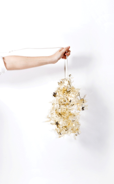 Delicate Lamp Reminding Of Exotic Vegetation